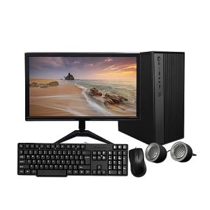 Desktop Computer Set, Windows 11 Intel Core I5-2400, 8GB RAM, 128GB SSD, 20-Inch Monitor, Keyboard, Mouse, Speakers